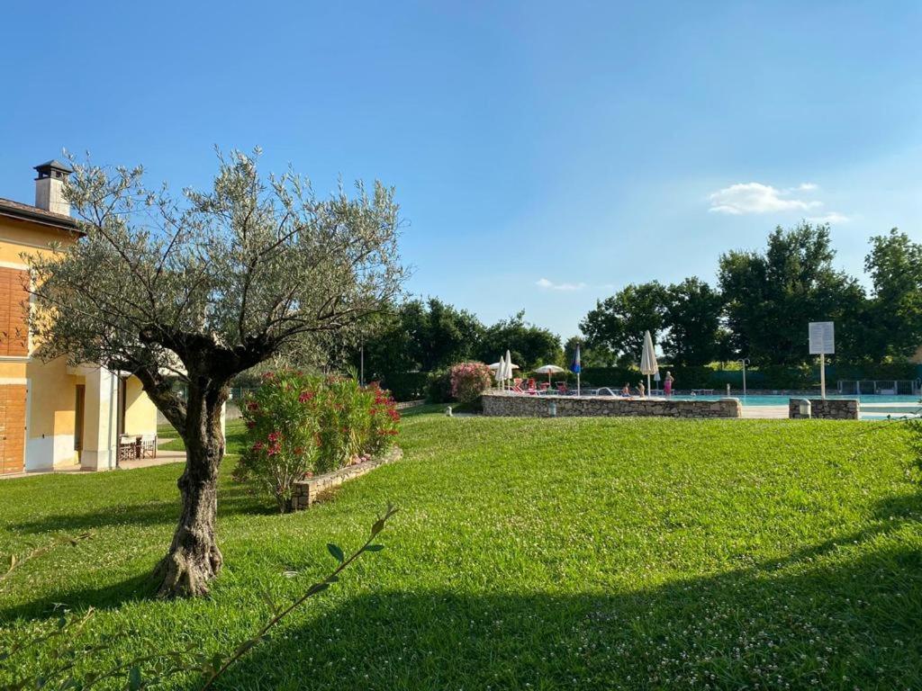 The Flowers - Apartments With Private Garden In Residence With Pool Manerba del Garda Exterior foto